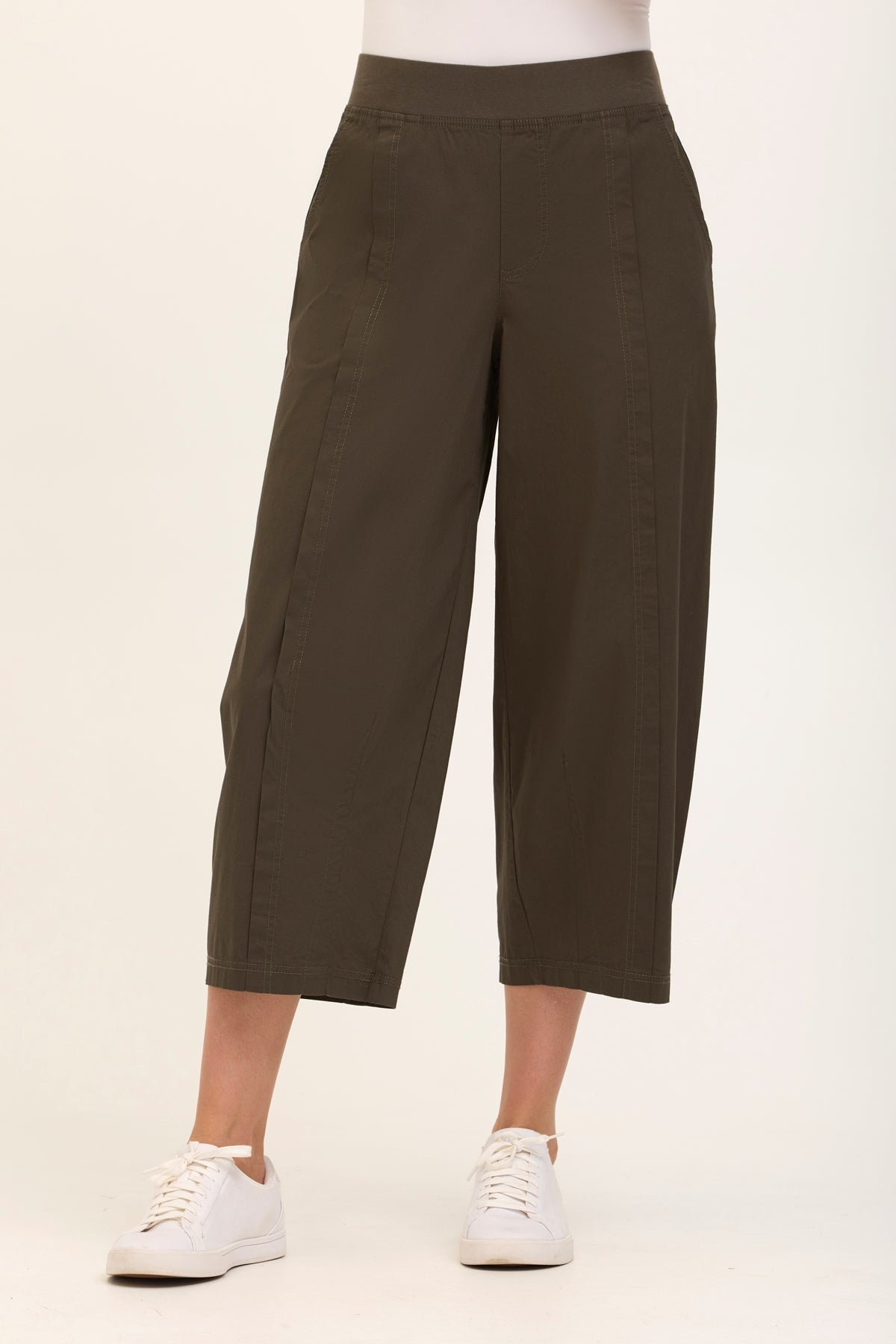 Core by XCVI Benson Poplin Barrel Crop 