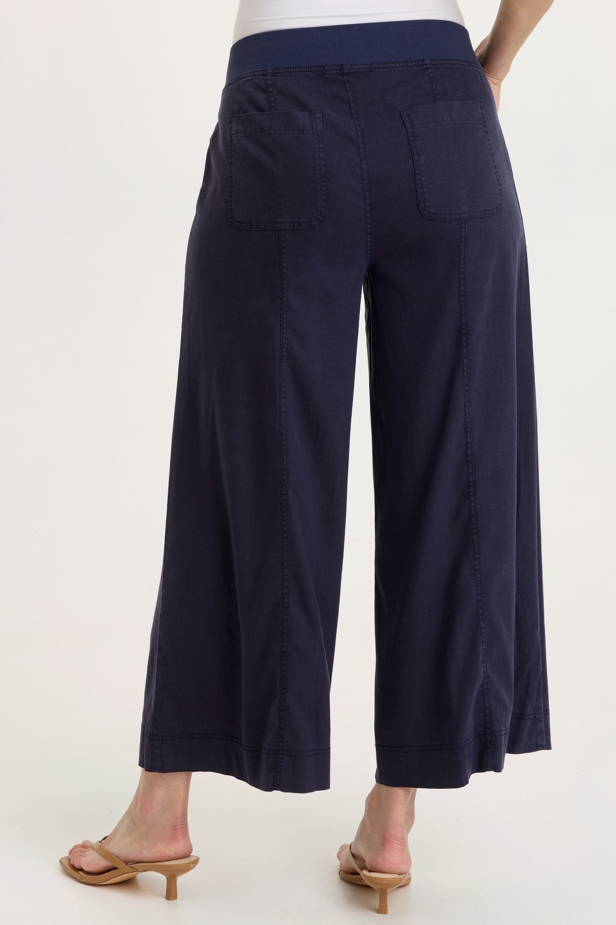Wearables Shaun Twill Wide-Leg Crop 