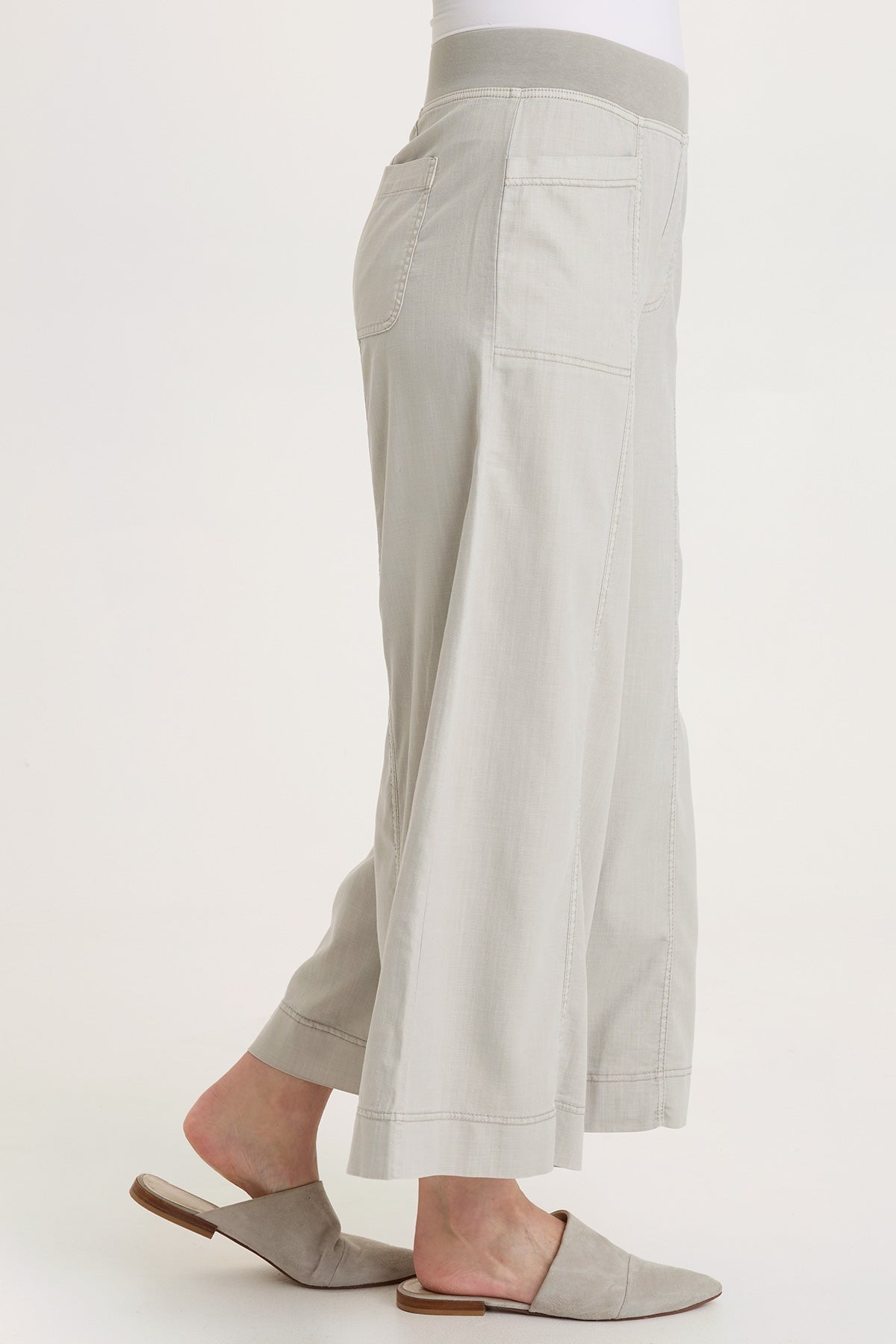 Wearables Shaun Twill Wide-Leg Crop 