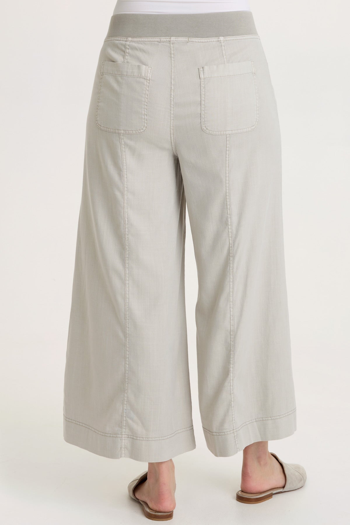 Wearables Shaun Twill Wide-Leg Crop 