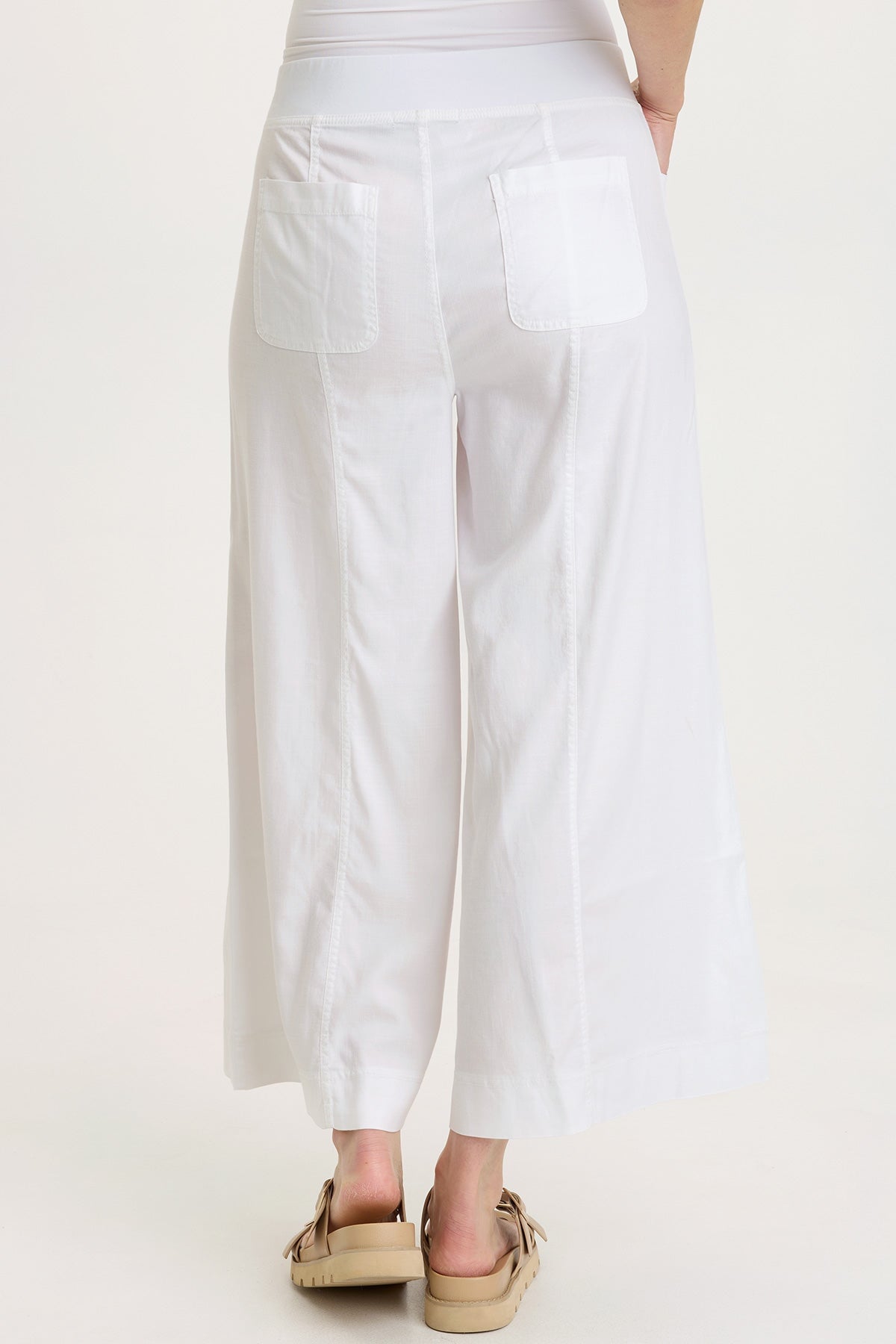 Wearables Shaun Twill Wide-Leg Crop 
