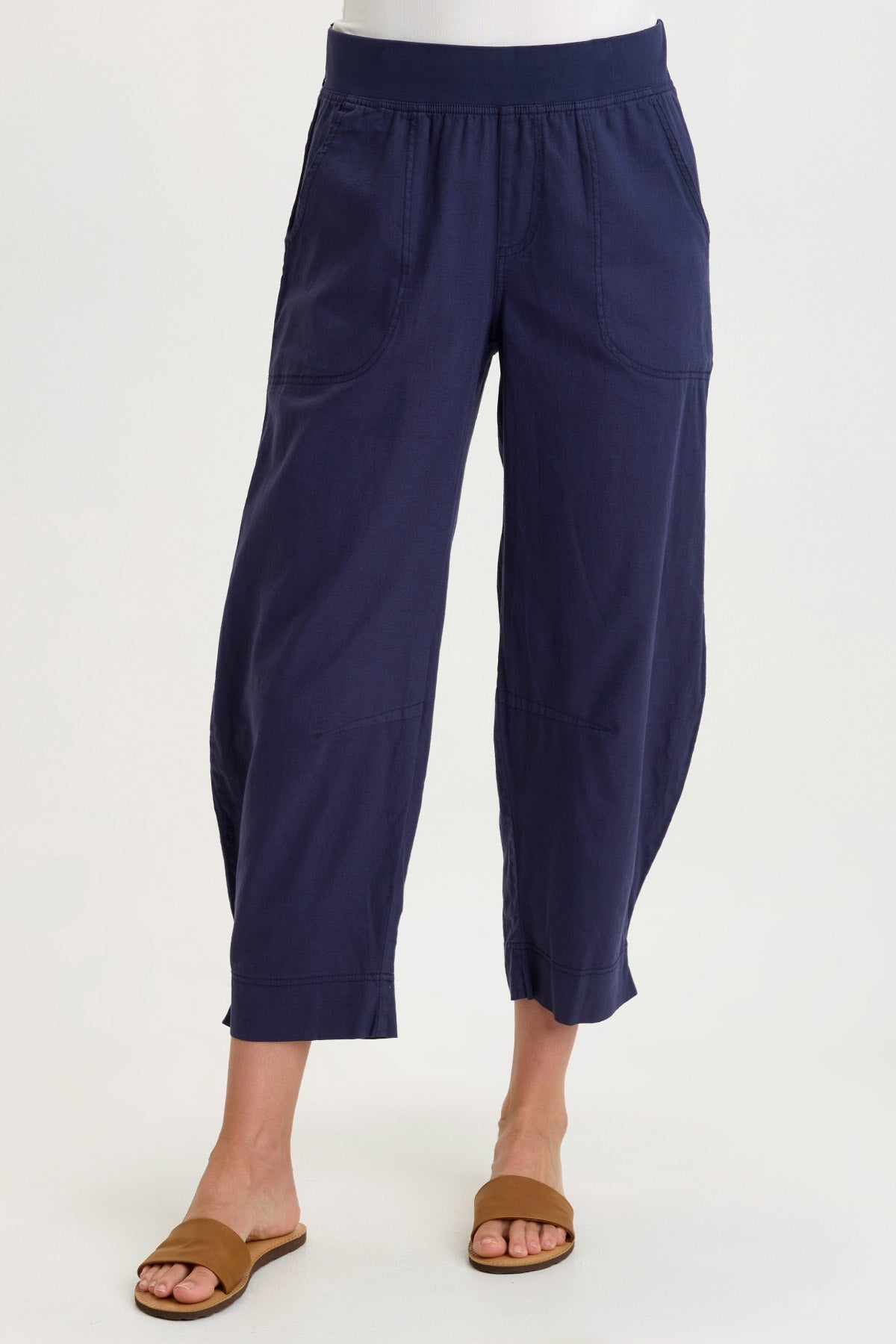Wearables Jisola Cotton Linen Barrel Pant 