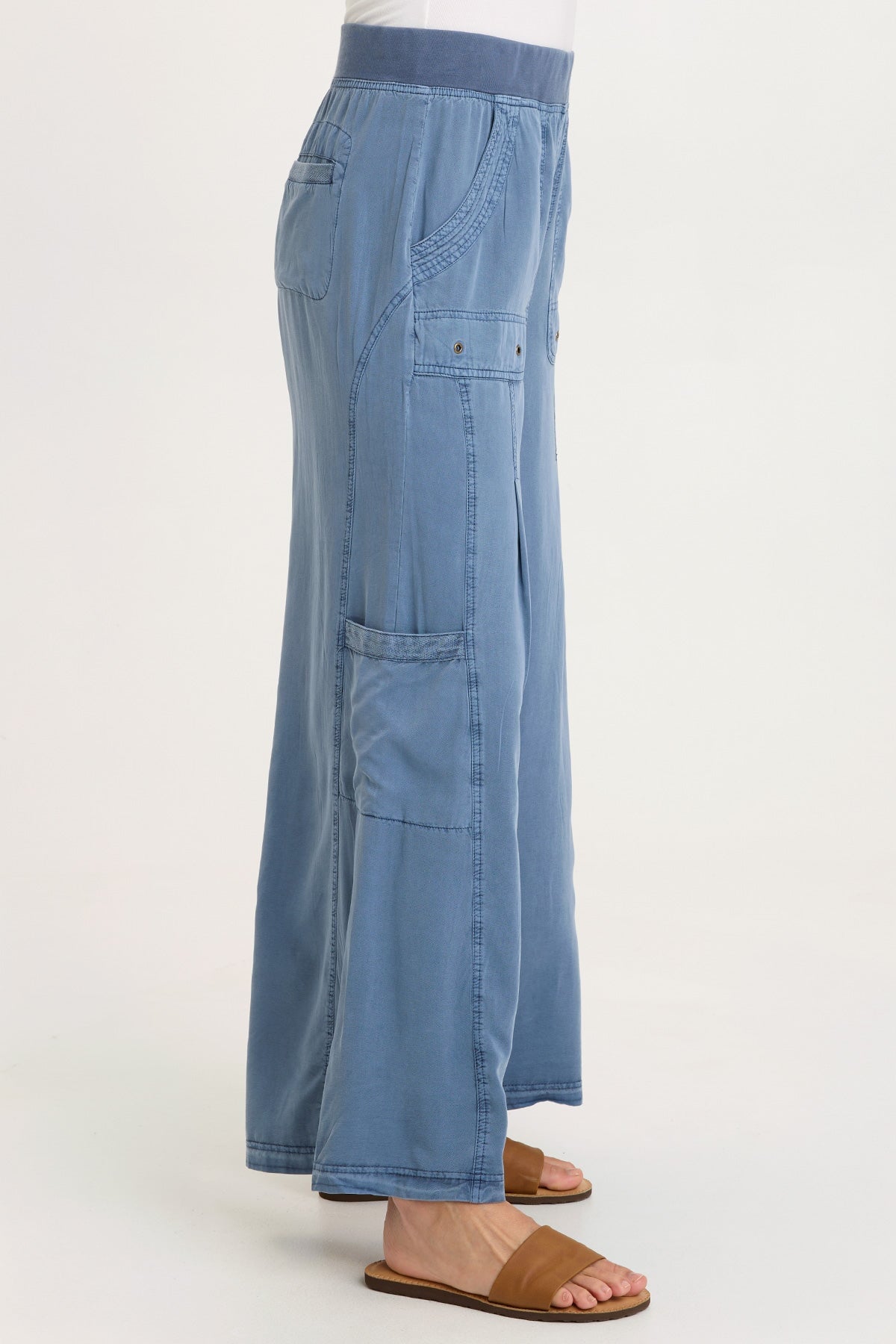 Tovell Twill Cargo Wide-Leg Pant