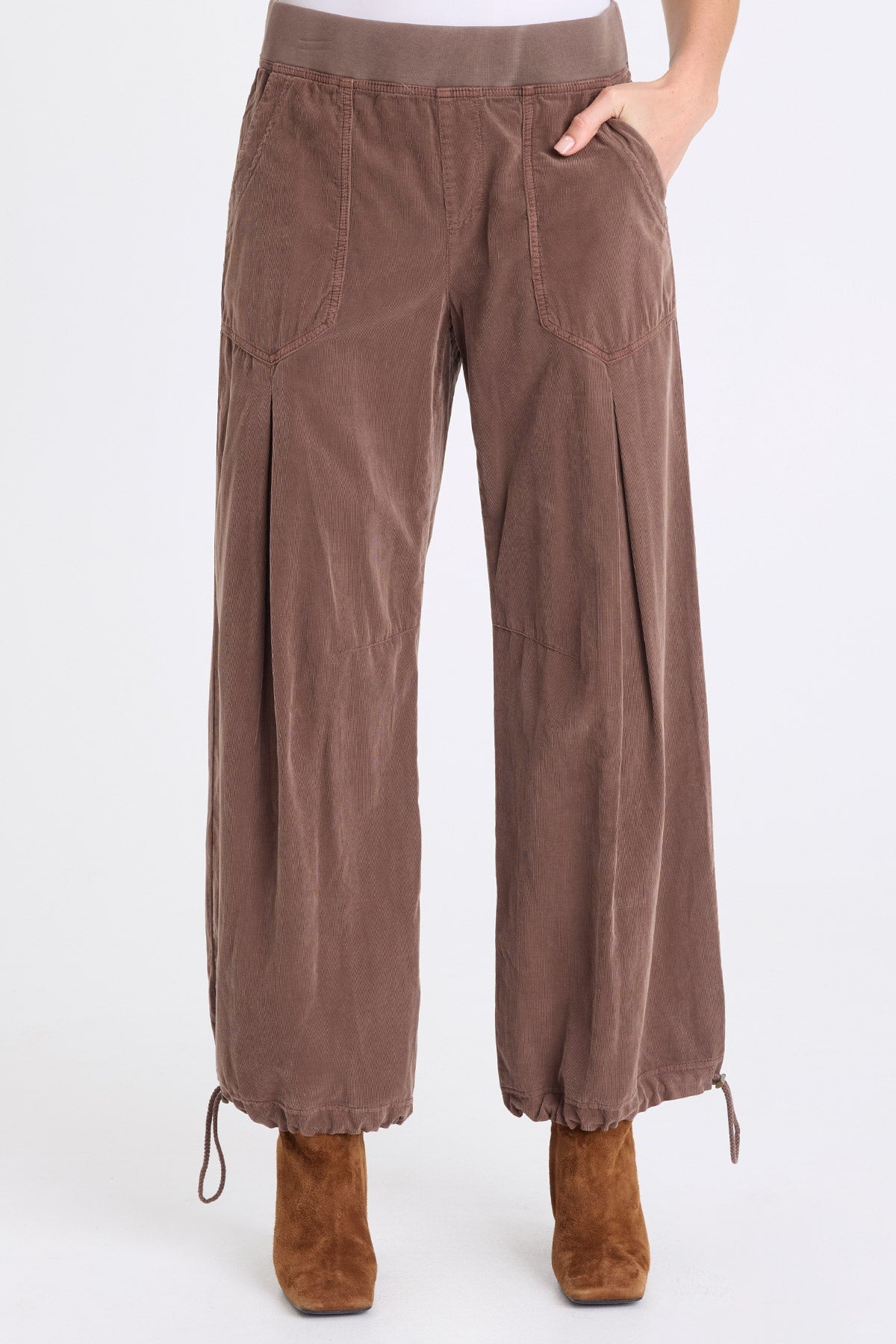 XCVI Mercer Corduroy Cinch Hem Pant 