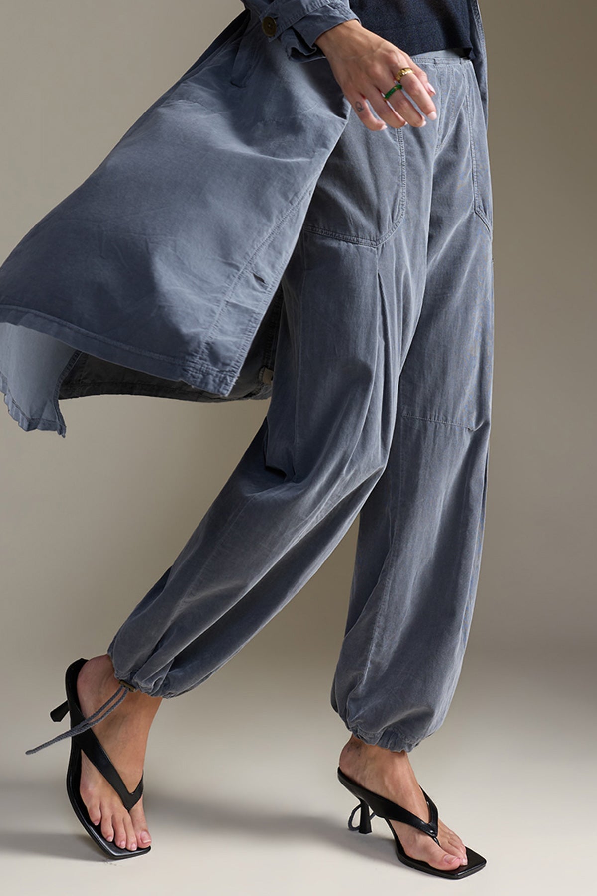 XCVI Mercer Corduroy Cinch Hem Pant 