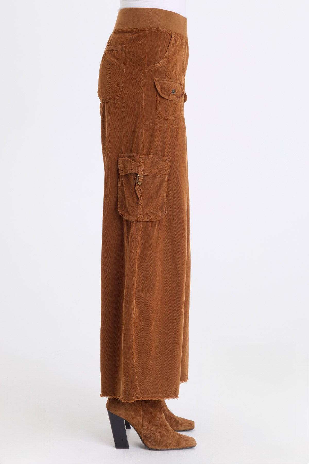 XCVI Nolyn Corduroy Wide Leg Cargo Pant 