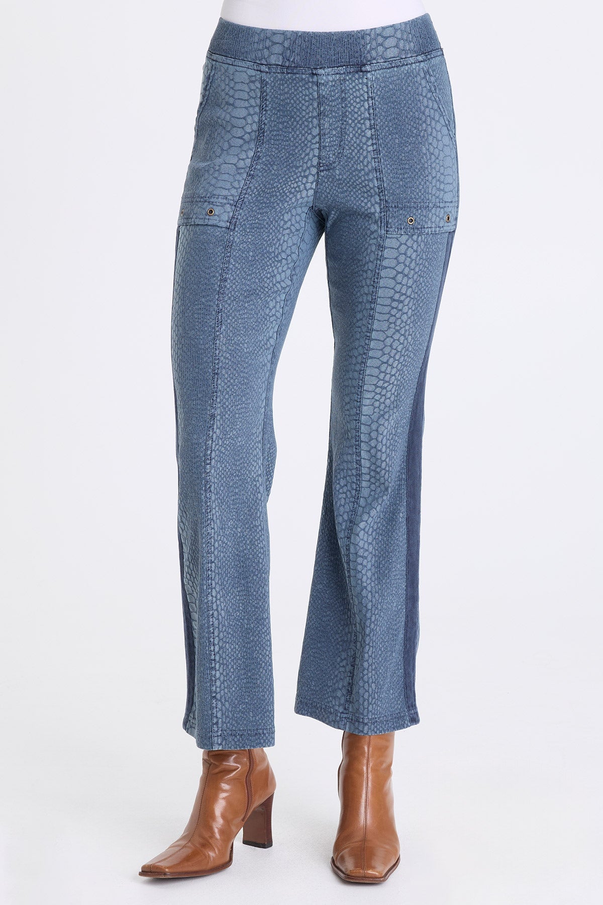 XCVI Crispin Jacquard Flare Leg Pant 