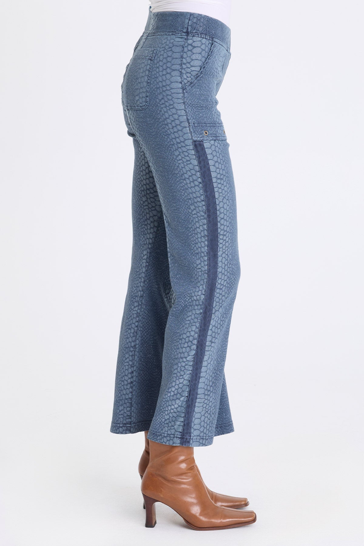 XCVI Crispin Jacquard Flare Leg Pant 