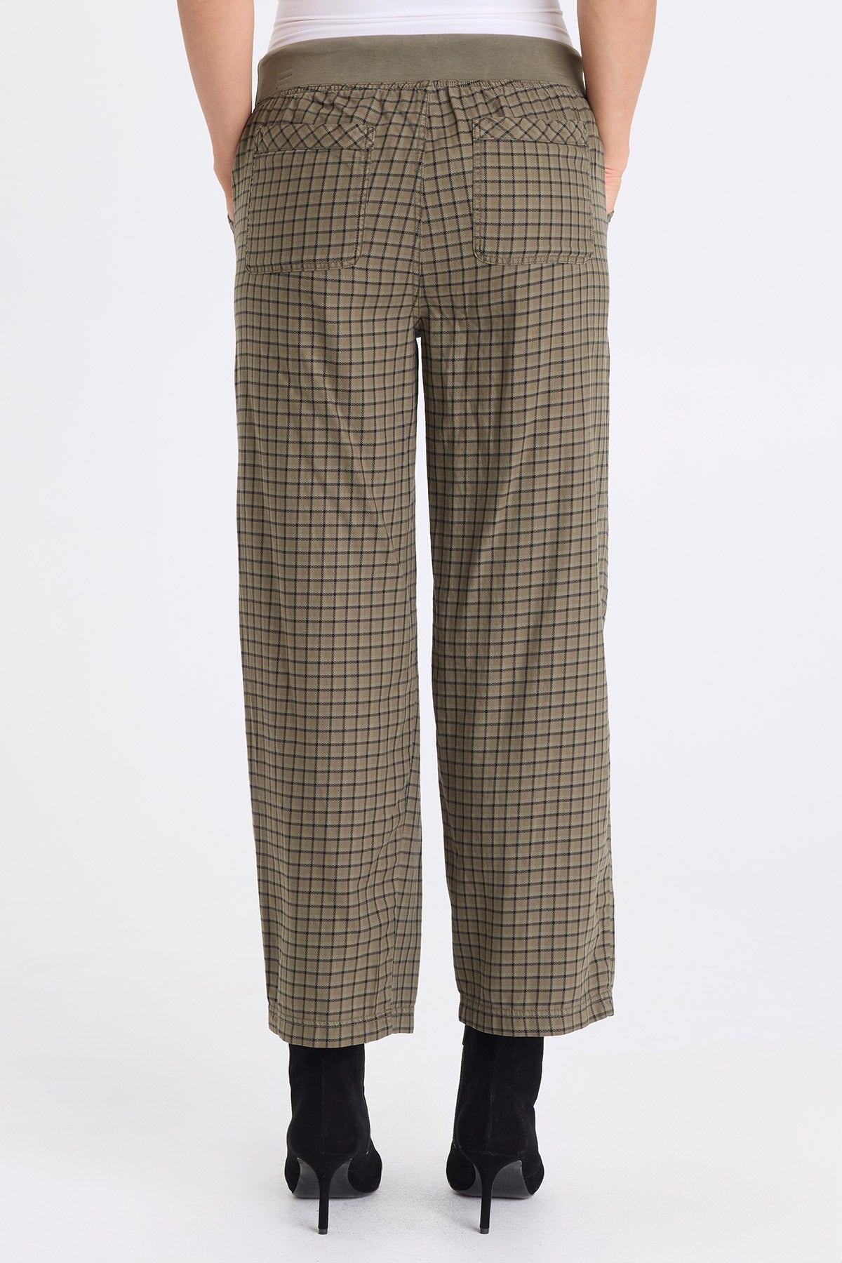 XCVI Amun Plaid Tapered Pant 