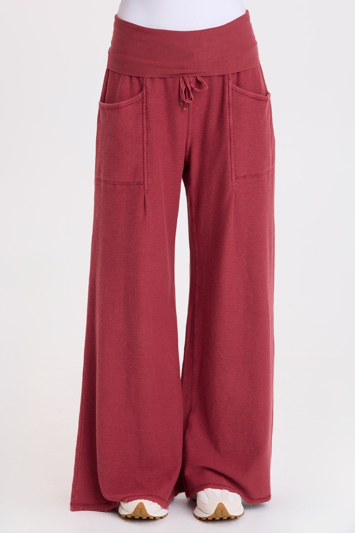 Wearables Darby Crepe-Knit Wide Leg Pant 