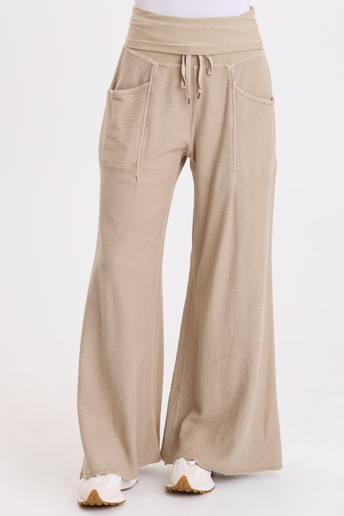Wearables Darby Crepe-Knit Wide Leg Pant 
