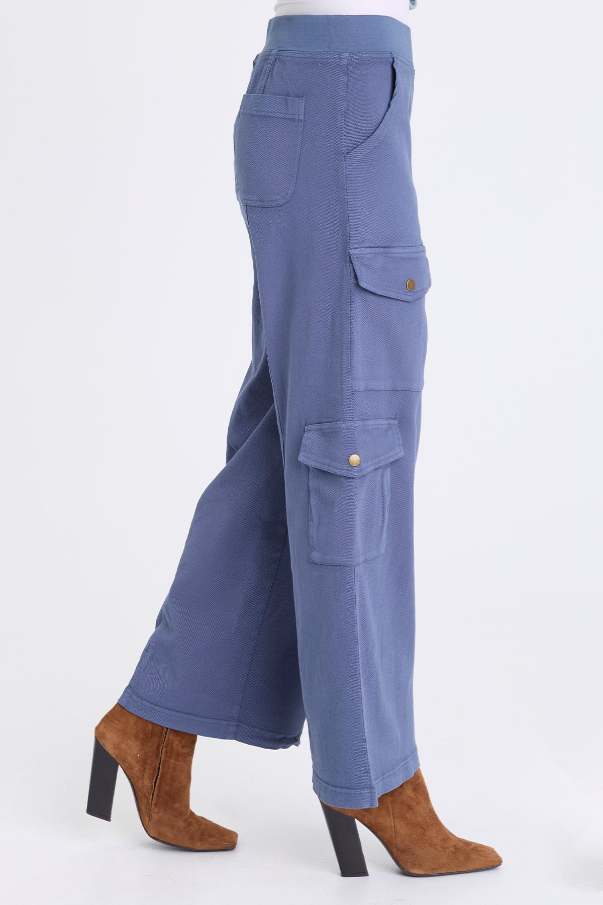 XCVI Romulus Twill Wide Leg Cargo Pant 