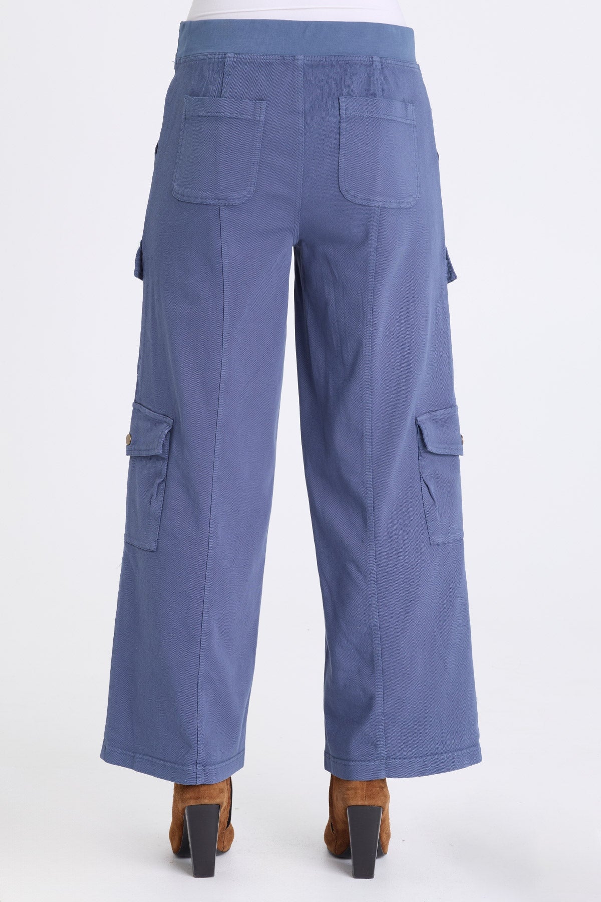 XCVI Romulus Twill Wide Leg Cargo Pant 
