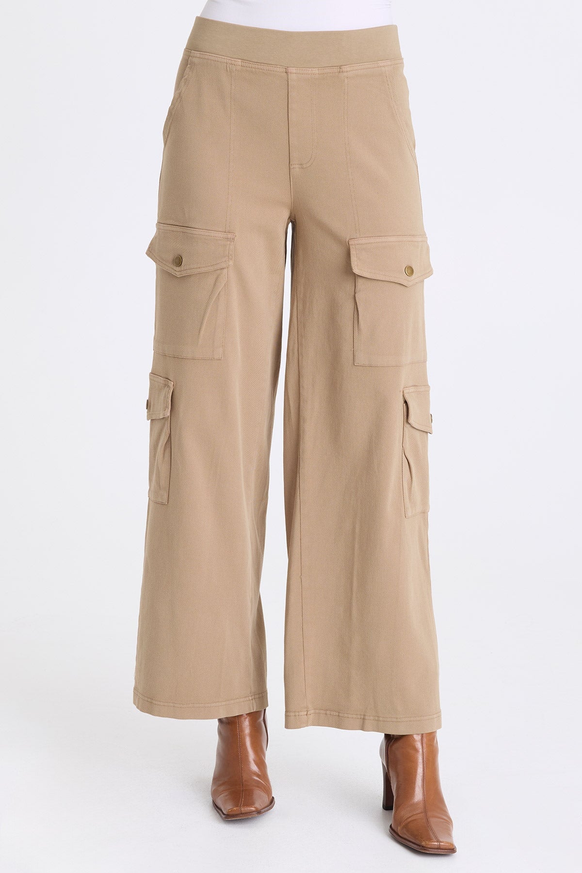 XCVI Romulus Twill Wide Leg Cargo Pant 