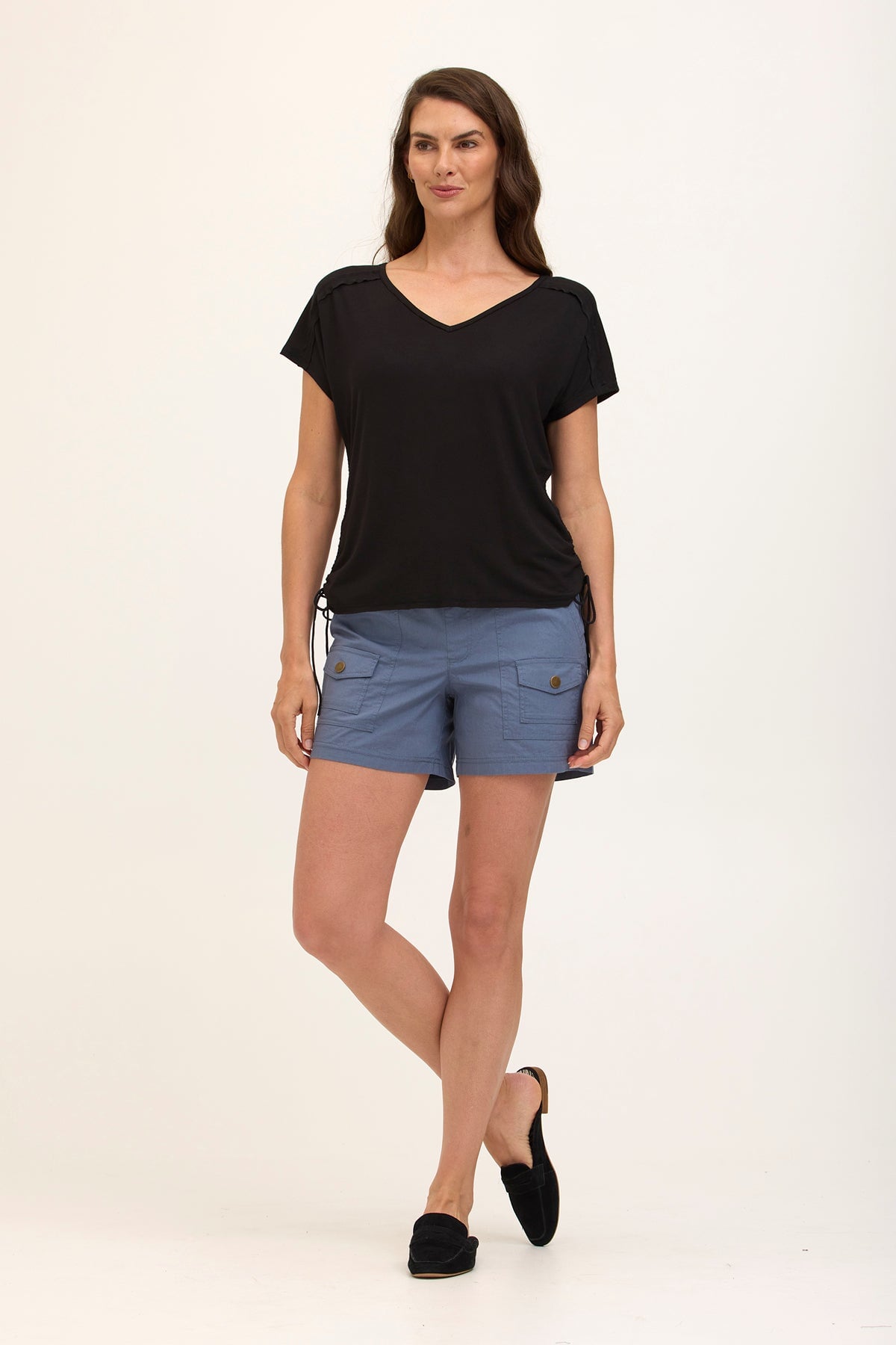 Core by XCVI Miles Poplin Short 