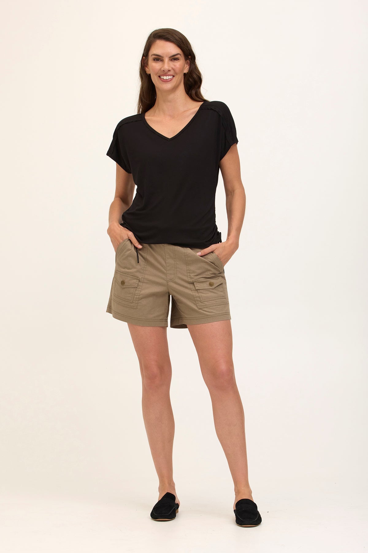 Core by XCVI Miles Poplin Short 