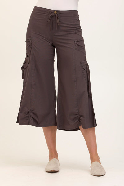 Wearables Core Cargo Gaucho Crop Stretch Poplin Pant