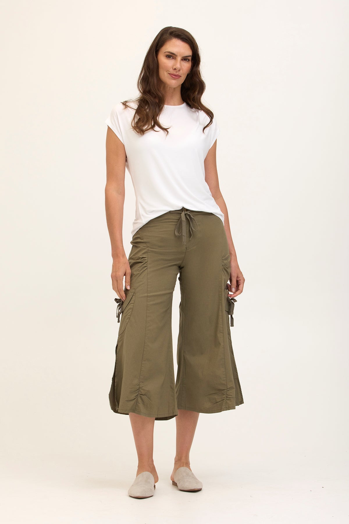 Core by XCVI Cargo Gaucho Crop 