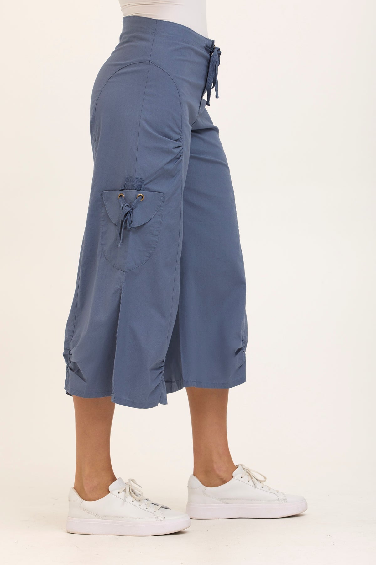 Wearables Core Cargo Gaucho Crop Stretch Poplin Pant