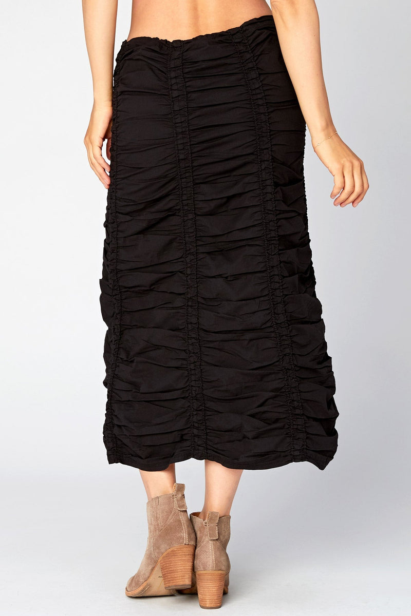 XCVI Double Shirred Panel Skirt 