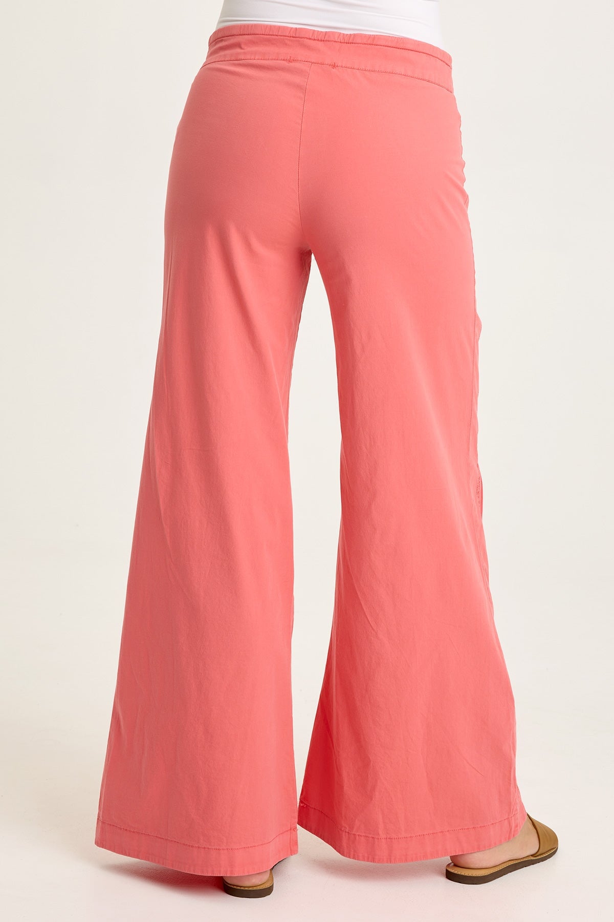 Wearables Tiered Wide Leg Drawstring Flare Ruched Pant 
