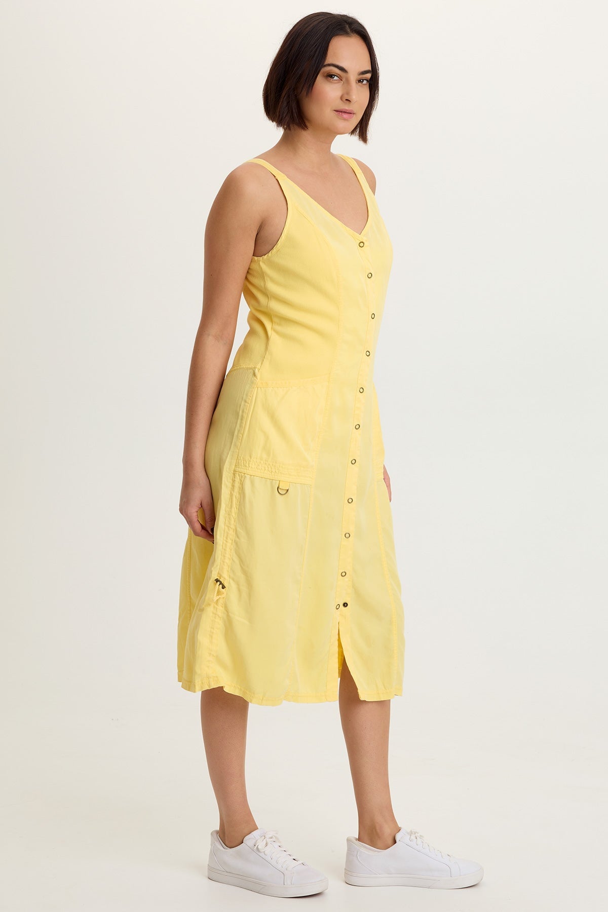 XCVI Edsel Twill Snap-Up Dress 