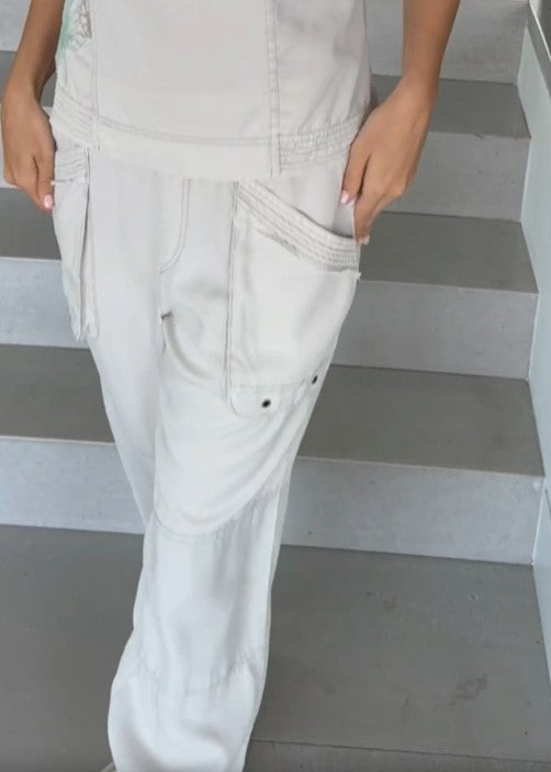 XCVI Chattaway Twill Pull-On Jogger Pant with Banded Hem and