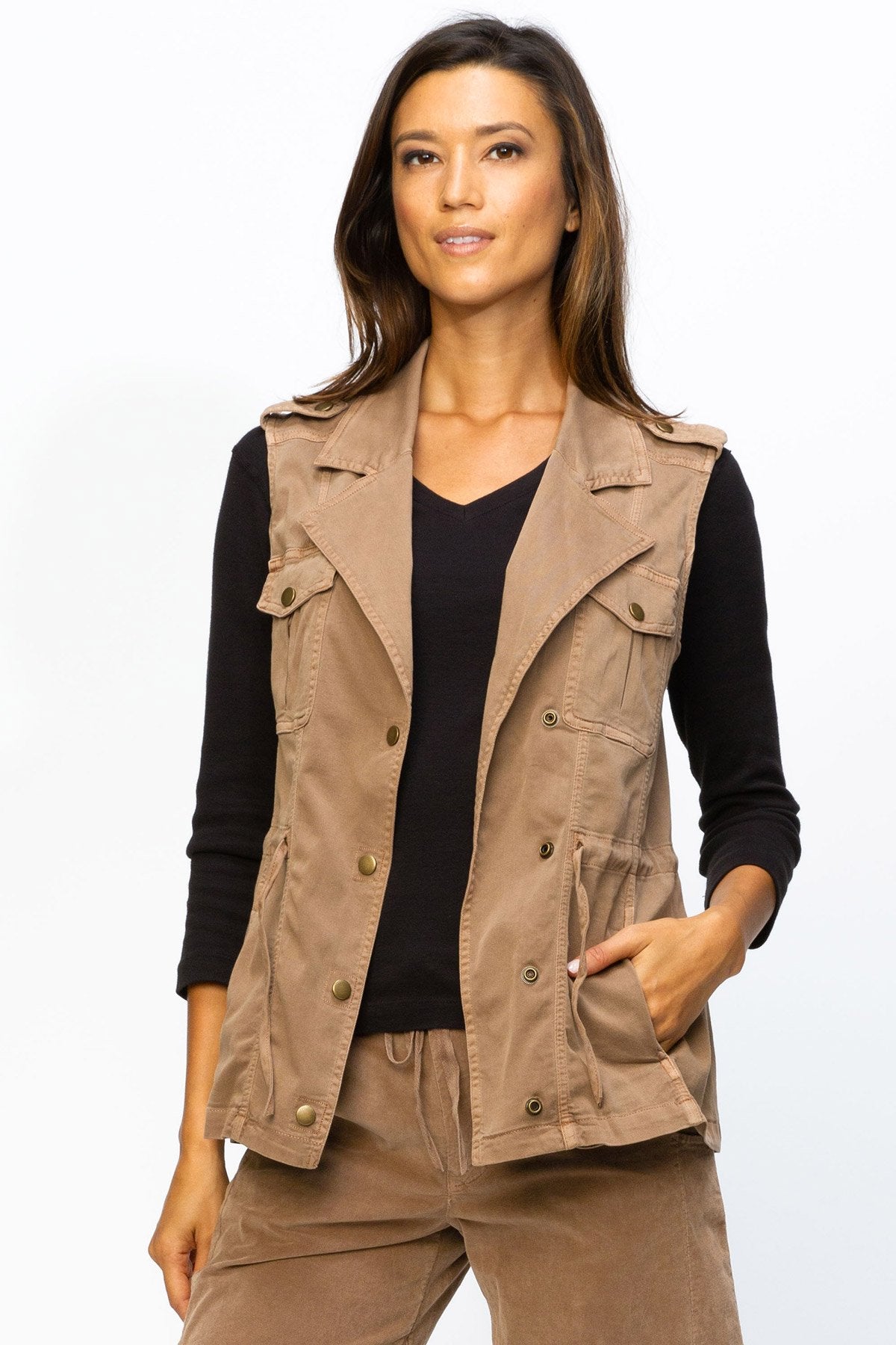 Wearables Jodie Utility Vest In Brown