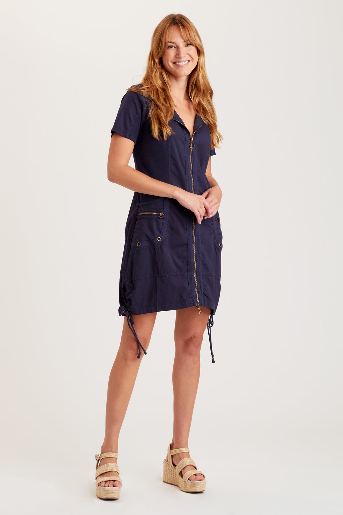 XCVI Lenchen Jacket Dress in Blue 59$
