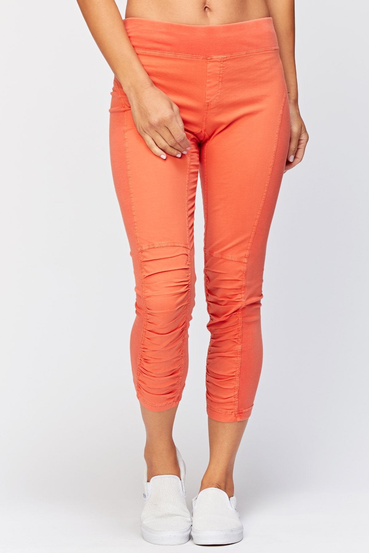 Wearables Jetter Crop Legging In Orange