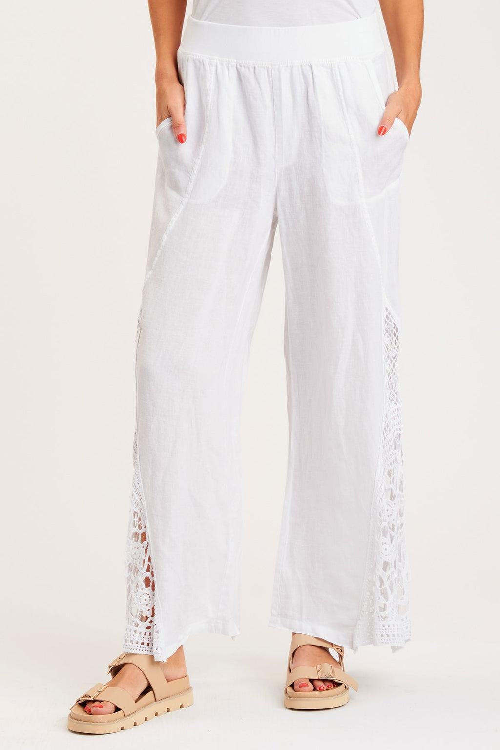 Style it 6 Ways: White Wide Leg Pants - Vidhya xo