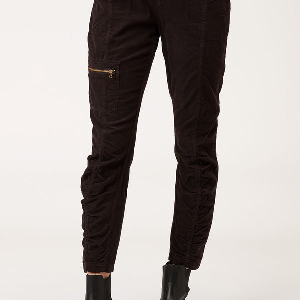 XCVI Black Cotton Gauze Pin Tuck Crop Pant - New Moon Boutique